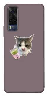 Чохол на Vivo Y53s cat matcha фото 1 з 1