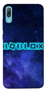 Чохол на Huawei Y6 Pro (2019) Roblox Space Logo Blue фото 1 з 1