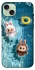 Чохол на Apple iPhone 15 Plus (6.7") Labubu in the pool фото 1 з 1