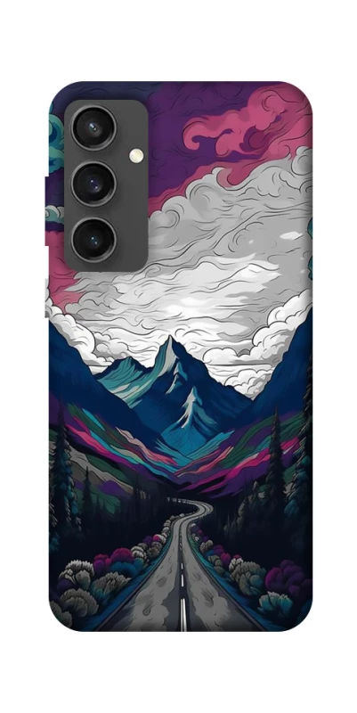 Чехол на Samsung Galaxy S24 FE Нарисованные горы фото 1 из 1