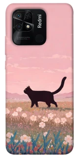 Чохол на Xiaomi Redmi 10C cat on a field фото 1 з 1