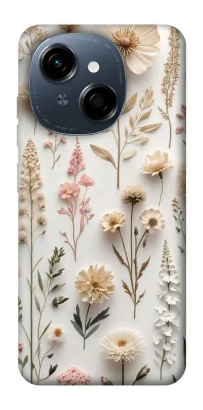 Чехол на TECNO Spark Go 1 Floral design ver.1 фото 1 из 1