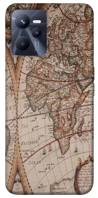 Чехол на Realme C35 Карта путешествий фото 1 из 1