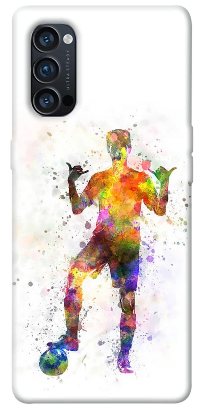 Чохол на Oppo Reno 4 Pro 5G Football Player v3 фото 1 з 1