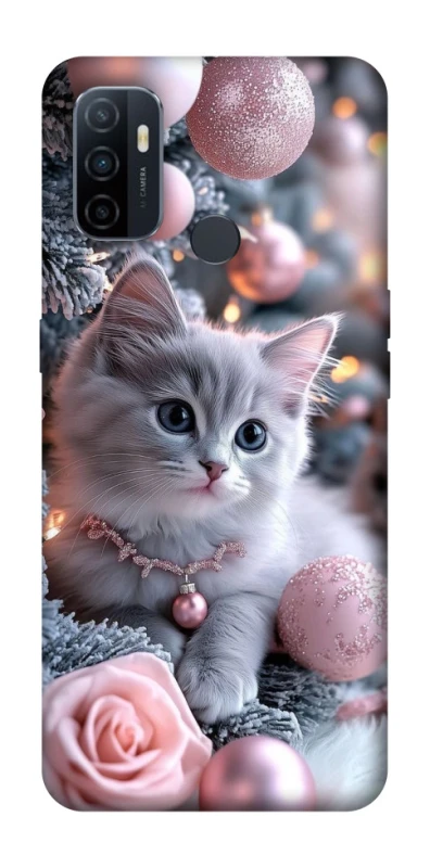 Чохол на Oppo A53 / A32 / A33 Christmas Kitty фото 1 з 1