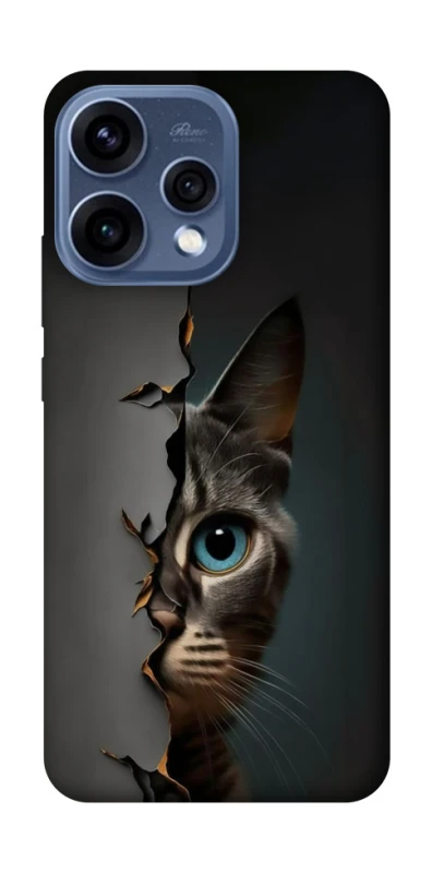 Чехол на Oppo Reno 15 Кот-подглядыватель v2 фото 2 из 2