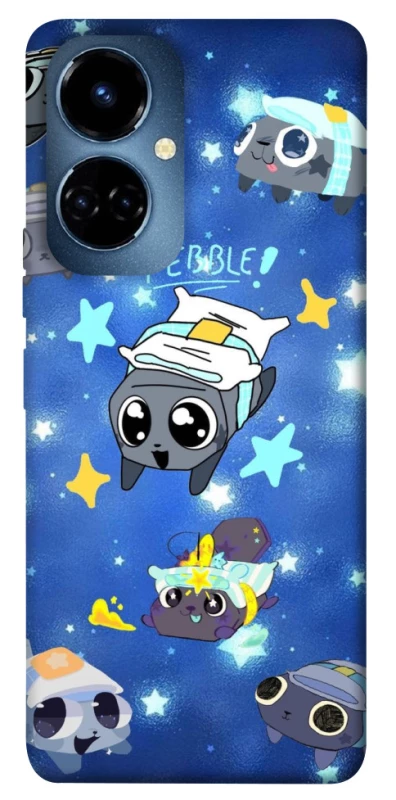 Чохол на TECNO Camon 19 Pro Pebble kitten stars фото 1 з 1