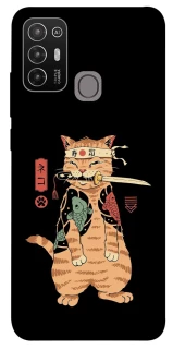 Чехол на ZTE Blade A52 Кот-самурай фото 1 из 1