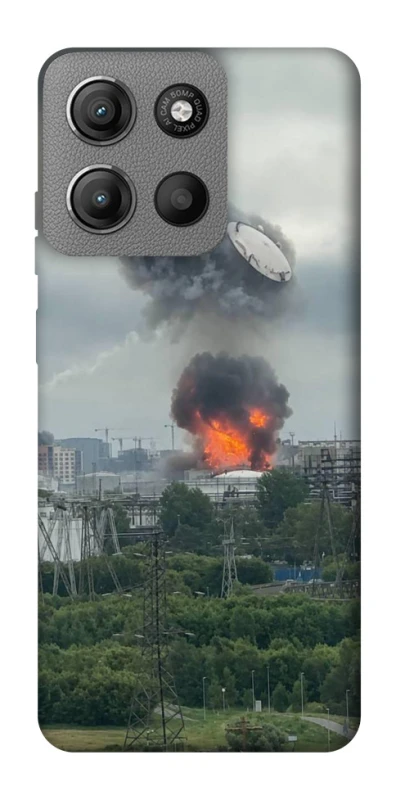 Чохол на Motorola Moto G15 4G Moscow never sleeps ver.4 фото 1 з 1