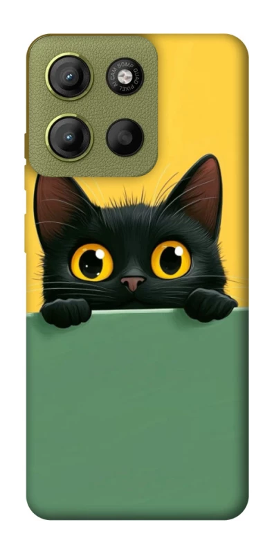 Чохол на Motorola Moto G15 4G Black cat v2 фото 1 з 1