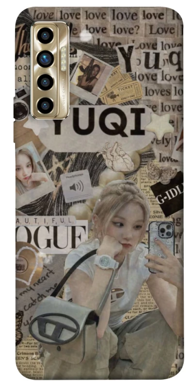 Чехол на TECNO Camon 17P Yuqi (G)I-DLE фото 1 из 1