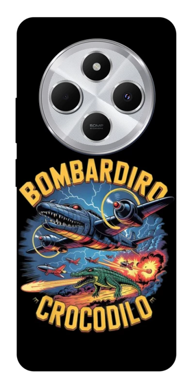 Чохол на Xiaomi Redmi 14C / Poco C75 Bombardino Crocodilo v2 фото 1 з 1