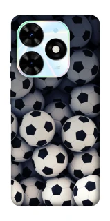 Чехол на TECNO Spark Go 2024 Футбольные мячи фото 1 из 1
