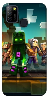 Чохол на Infinix Hot 10 Lite Minecraft dungeon фото 1 з 1