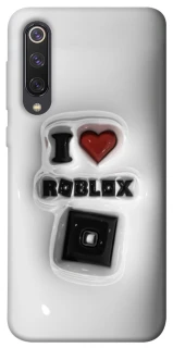 Чехол на Xiaomi Mi 9 SE I love Roblox фото 1 из 1