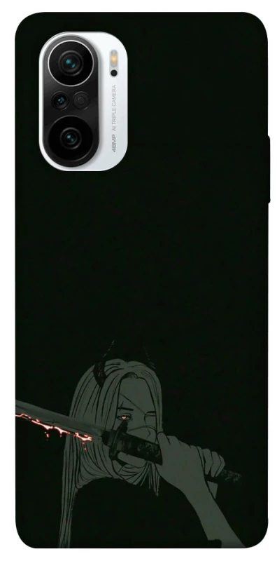 Чехол на Xiaomi Redmi K40 / K40 Pro / K40 Pro+ / Poco F3 Человек-Бензопила фото 1 из 1