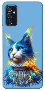 Чехол на Samsung Galaxy M52 Кот патриот фото 1 из 1