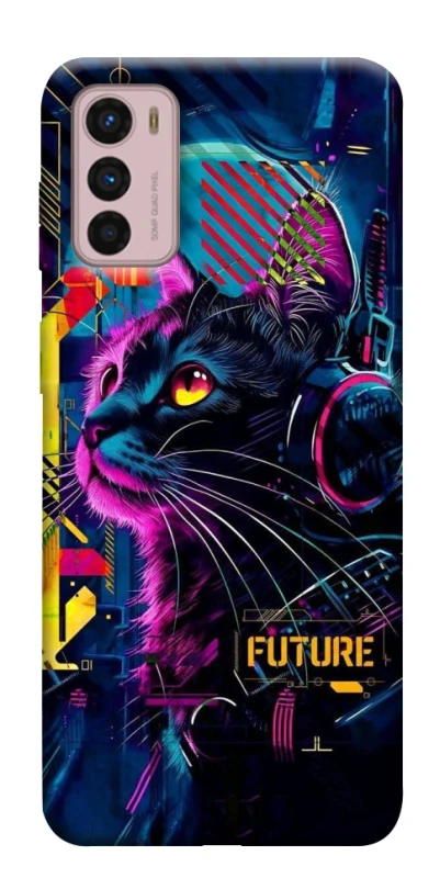 Чохол на Motorola Moto G42 Cyber Cat v2 фото 1 з 1
