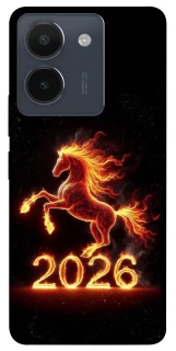Чехол на Vivo Y36 Red Fire Horse ver.1 фото 1 из 1