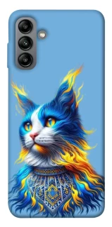 Чохол на Samsung Galaxy A04s Кіт патріот фото 1 з 1