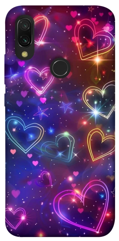 Чохол на Xiaomi Redmi 7 Drawn hearts фото 1 з 1
