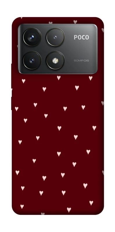 Чохол на Xiaomi Poco F6 Pro Smal hearts фото 1 з 1