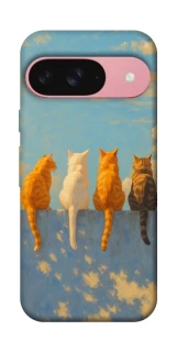 Чехол на Google Pixel 9 cats on wall фото 1 Чехол на Google Pixel 9 cats on wall фото 1 из 1