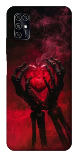 Чехол на ZTE Blade V2020 Smart Heart in the hands of a skeleton фото 1 из 1
