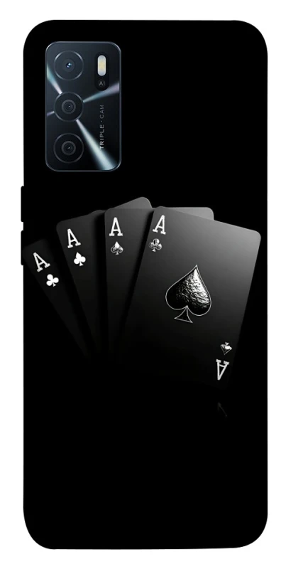 Чохол на Oppo A16s / A16 Black Cards фото 1 з 1