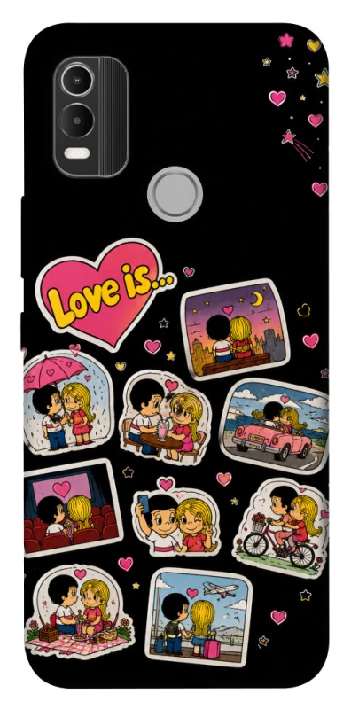 Чехол на Nokia C21 Plus Love is ver.3 фото 1 из 1