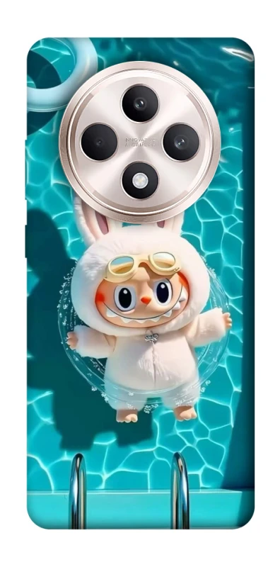 Чехол на Oppo Reno 12 F 4G/5G Labubu in the pool ver.2 фото 1 из 1