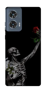 Чехол на Motorola Edge 50 Skeleton vs Rose фото 1 из 1