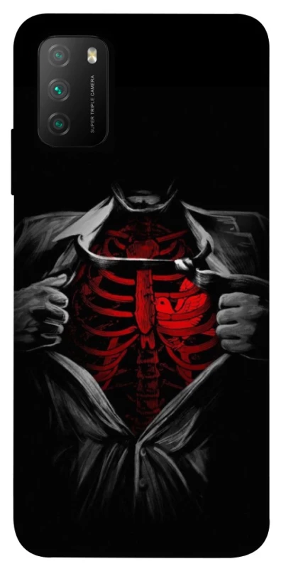 Чохол на Xiaomi Poco M3 Skeleton Heart фото 1 з 1