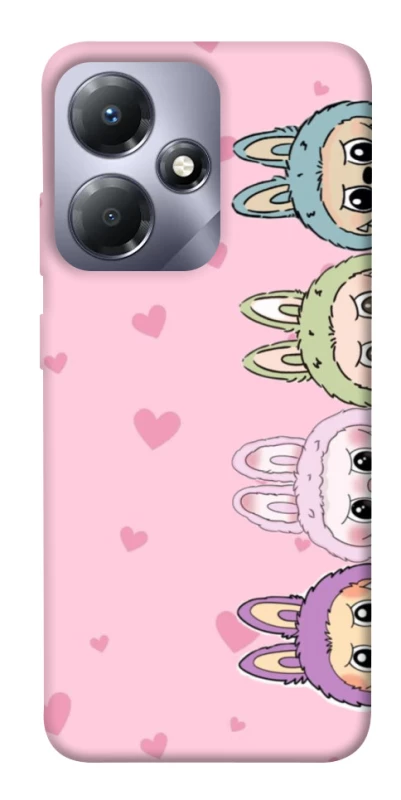 Чохол на Infinix Hot 30 Play All Labubu 4 фото 1 з 1