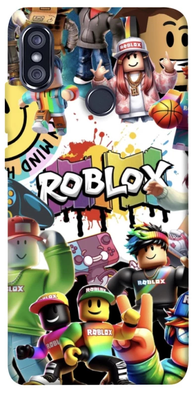 Чохол на Xiaomi Redmi Note 5 Pro / Note 5 (AI Dual Camera) Roblox Characters Collage фото 1 з 1