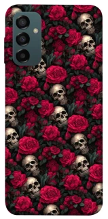 Чехол на Samsung Galaxy M34 5G Черепа и розы фото 1 из 1