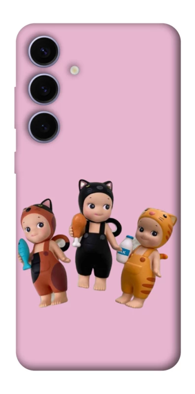 Чохол на Samsung Galaxy S25+ Cat Cafe Trio фото 1 з 1