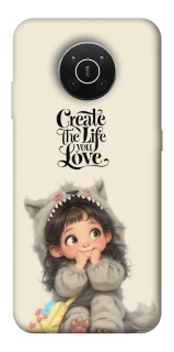 Чохол на Nokia X10 / X20 Create the life you love фото 1 з 1