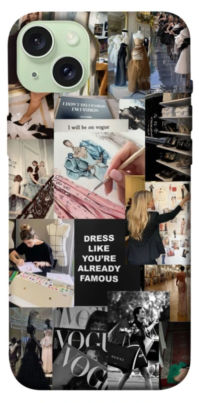 Чехол на Apple iPhone 15 Plus (6.7") Fashion collage ver.11 фото 1 из 1