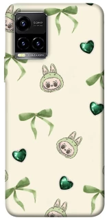 Чехол на Vivo Y21 / Y33s Labubu Green Heart фото 1 из 1