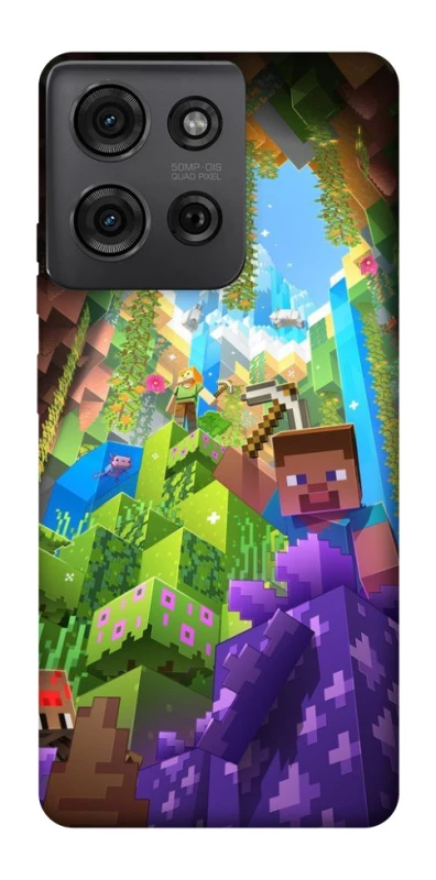 Чохол на Motorola Moto G75 Minecraft forever фото 1 з 1