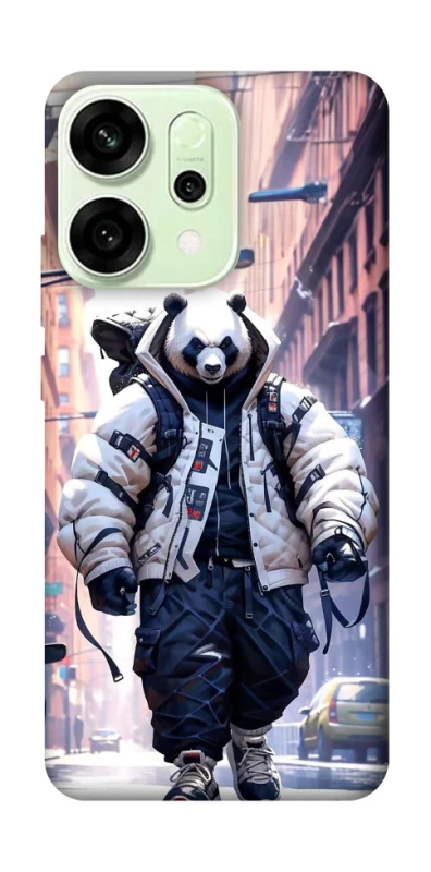 Чехол на Oppo Reno 14 Панда курьер фото 1 из 1