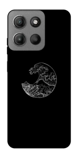 Чехол на Motorola Moto G15 Power Black tsunami фото 1 из 1