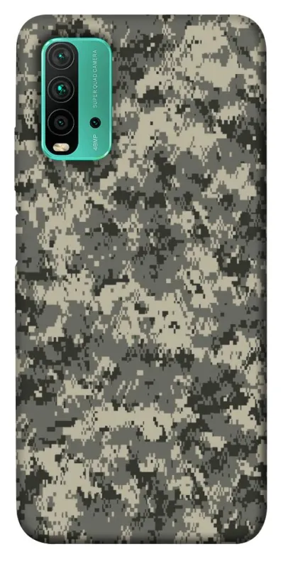 Чехол на Xiaomi Redmi Note 9 4G / Redmi 9 Power Camouflage v25 фото 1 из 1