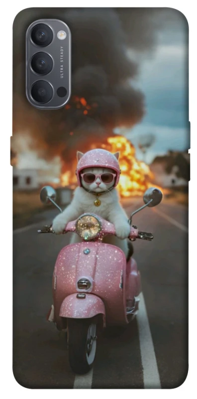 Чохол на Oppo Reno 4 Exploding Kittens ver.3 фото 1 з 1