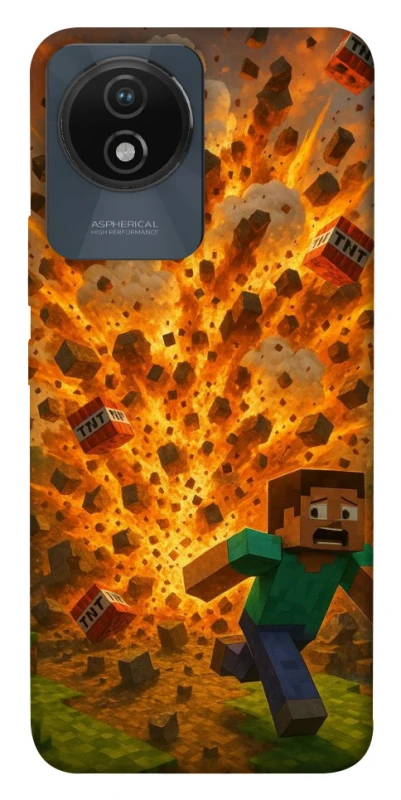 Чохол на Vivo Y02 Minecraft v7 фото 1 з 1