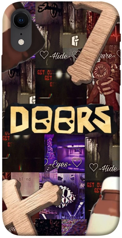Чехол на Apple iPhone XR (6.1") Roblox doors dark mode фото 1 из 1