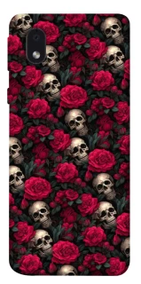 Чехол на Samsung Galaxy M01 Core / A01 Core Черепа и розы фото 1 из 1