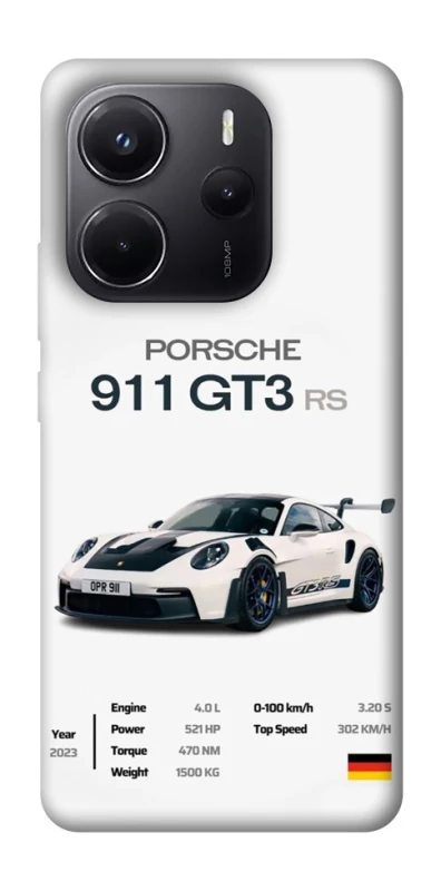 Чехол на Xiaomi Redmi Note 14 4G (Europe version) Porsche 911 GT3 фото 1 из 1