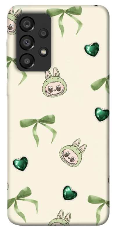 Чохол на Samsung Galaxy A33 5G Labubu Green Heart фото 1 з 1